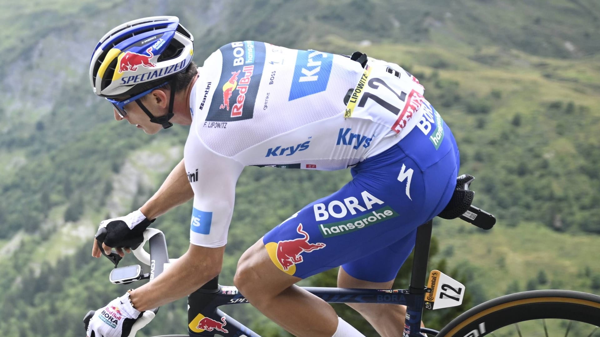 Florian Lipowitz: Er ist der deutsche Hoffnungsträger bei der Tour.