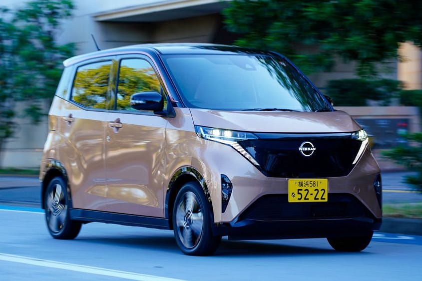 Klein: Kei Cars wie der Nissan Sakura sind in Japan häufig anzutreffen.