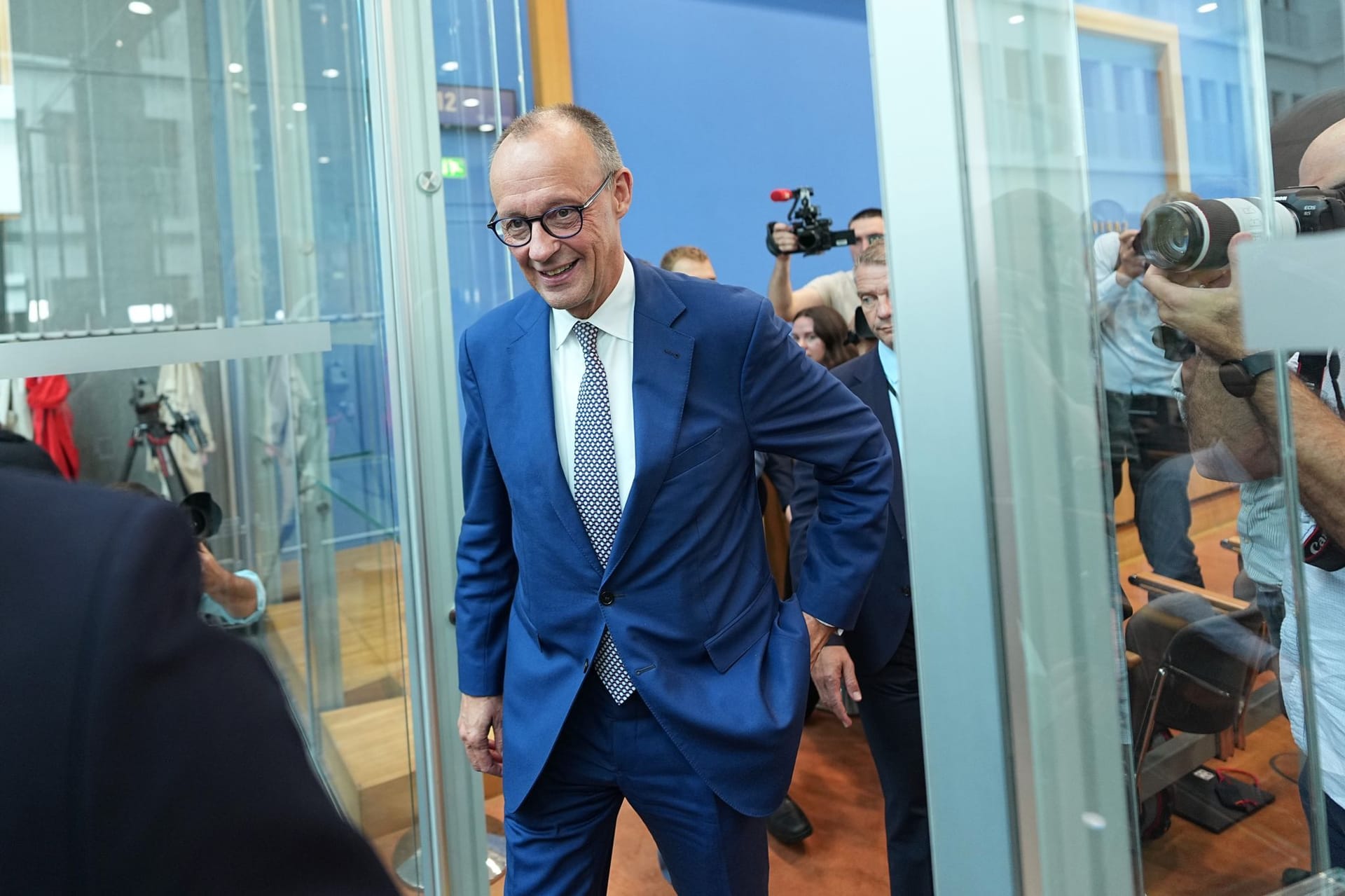 Sommer-Pressekonferenz von Bundeskanzler Friedrich Merz