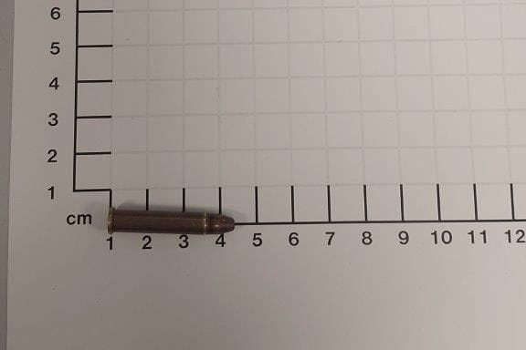 Scharfe Patrone im Handgepäck. Ein 60-Jähriger gab an, die Munition von einem befreundeten Sportschützen erhalten zu haben.