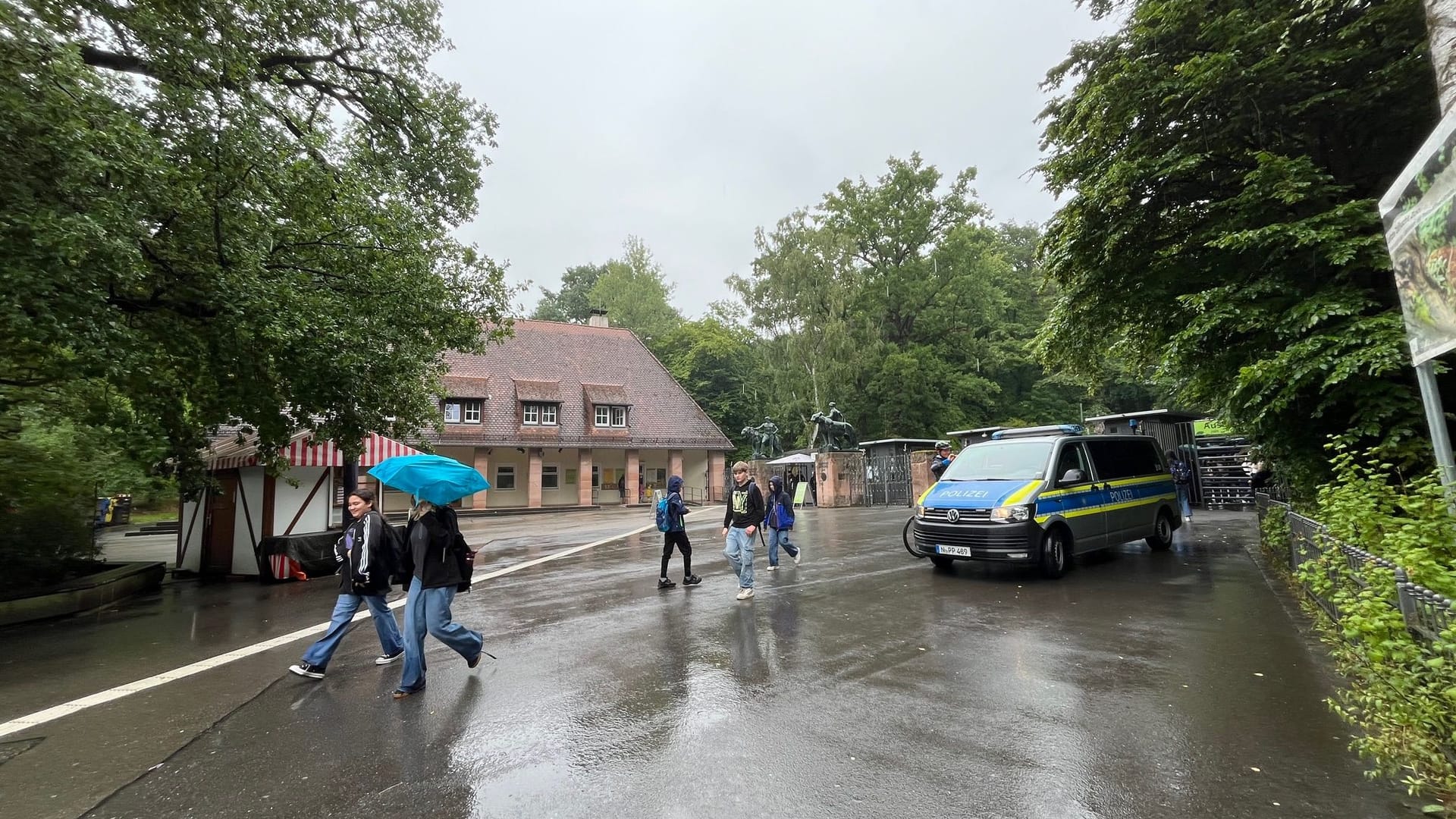 Das dominierende Thema am Mittwoch war das Wetter, nicht etwa die Paviane.