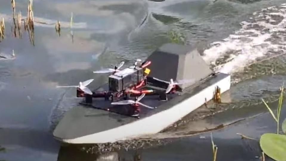 Mit einer neuen Wasserdrohne kann die Ukraine von Flüssen aus angreifen.