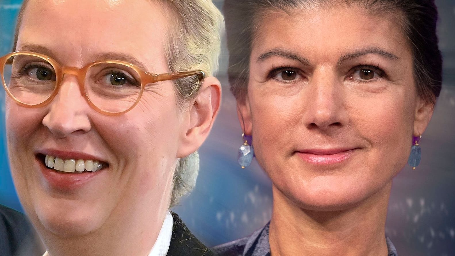 Alice Weidel (l.) und Sahra Wagenknecht: Das BSW und die AfD sind bereit für gegenseitige Gespräche.