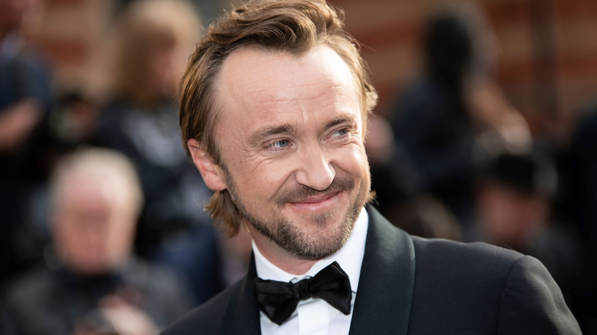 Tom Felton posiert für Fotografen (Archivbild): Der britische Schauspieler wurde als Draco Malfoy in den "Harry Potter"-Filmen bekannt.
