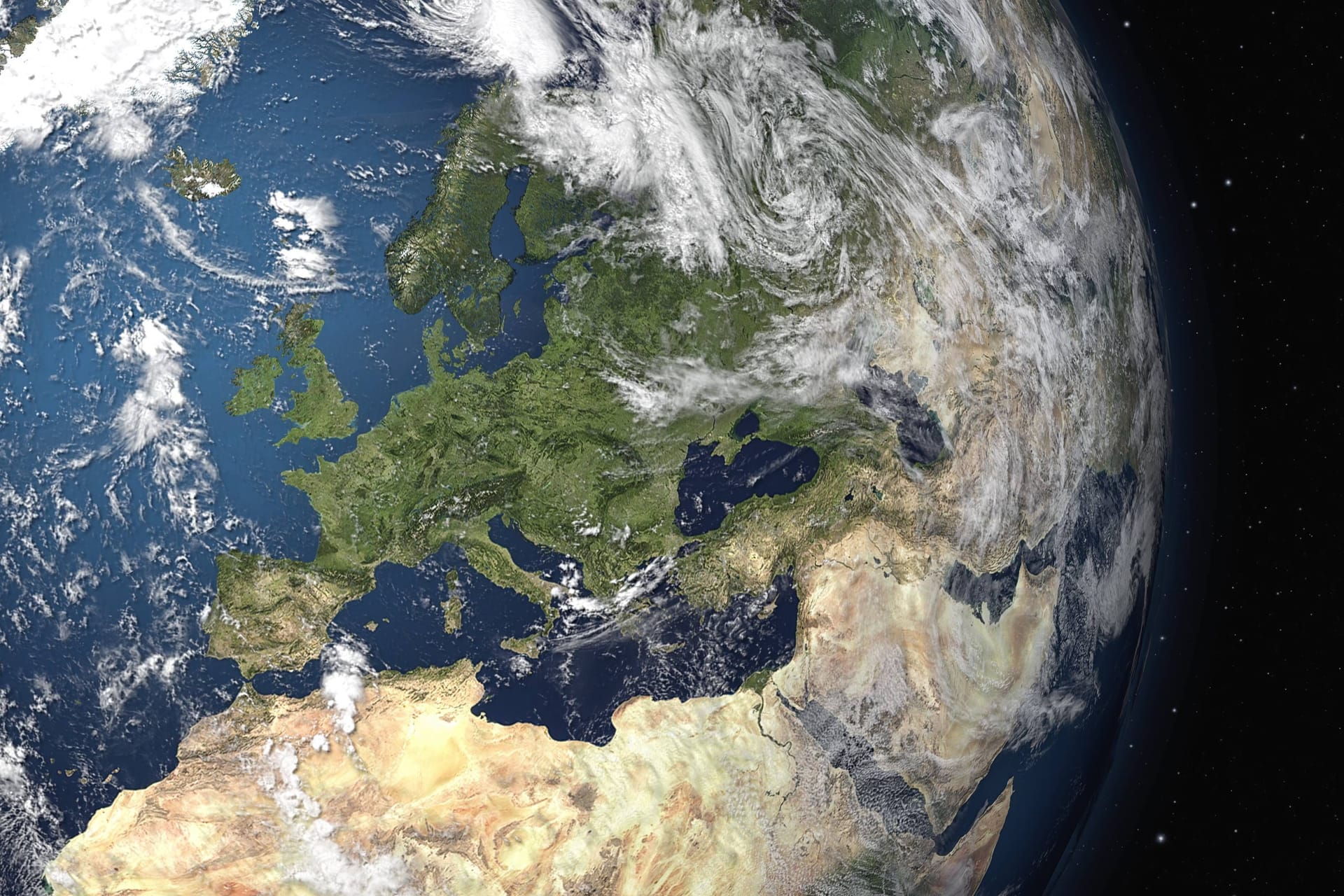 Erde aus dem All: Der Erdüberlastungstag mahnt zur dringenden Ressourcenschonung.