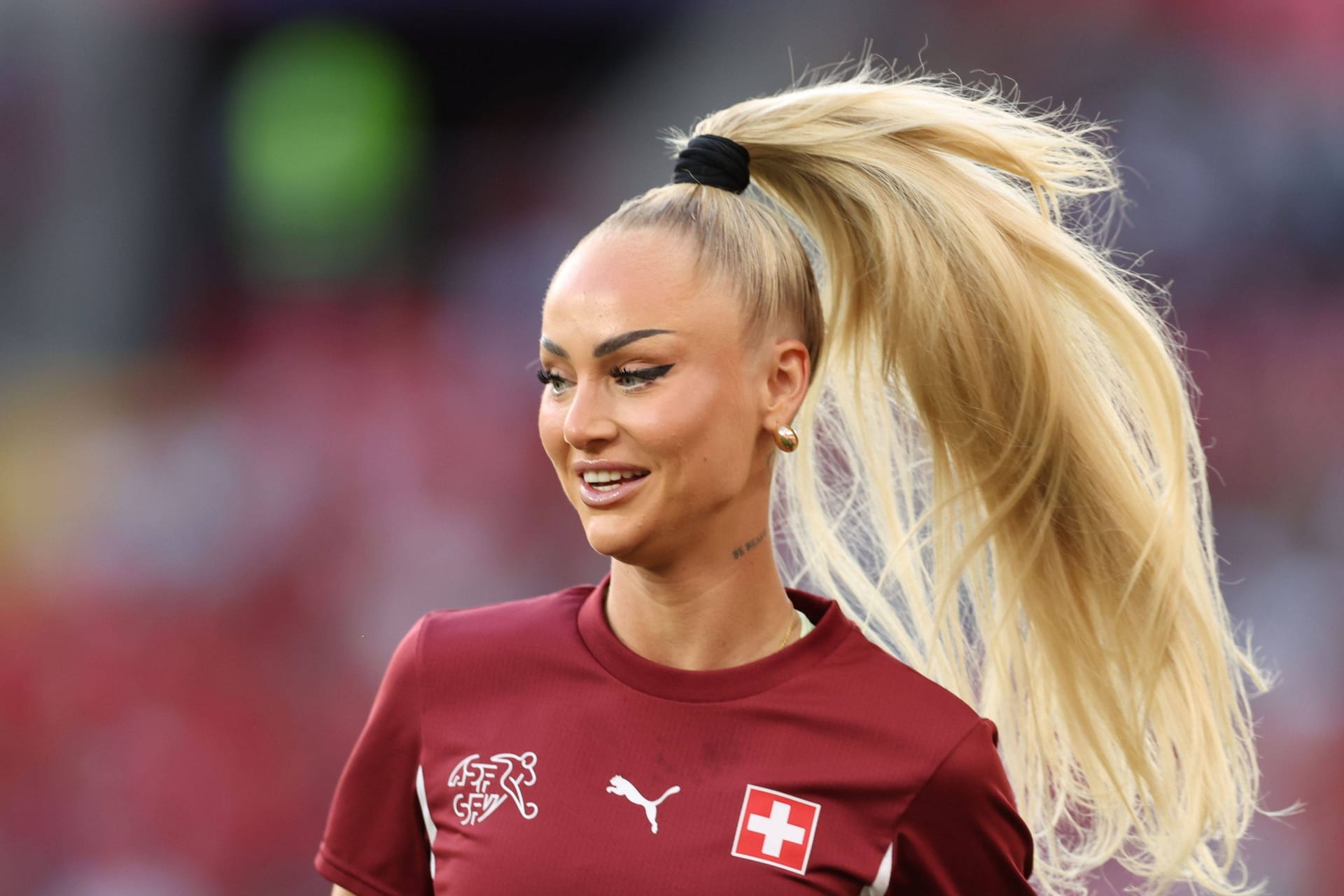 Alisha Lehmann: Sie kam gegen Finnland zum ersten Mal zum Einsatz.