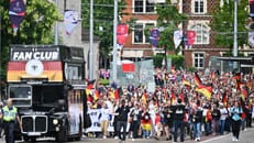 Rekordandrang deutscher Fans beim EM-Spiel in Basel