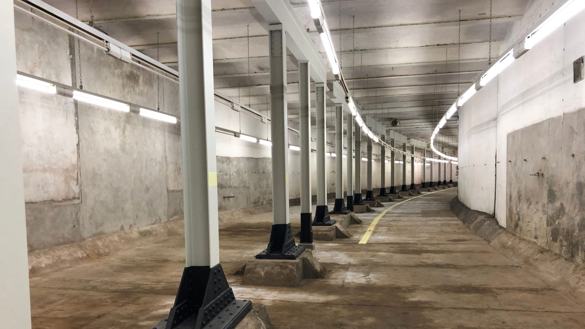 Der Tunnel der Rothenburgsort-Linie im Jahr 2017 (Archivbild): Dort fuhren bis 1943 U-Bahnen, um die bevölkerungsreichen Stadteile Hammerbrook und Rothenburgsort zu versorgen.