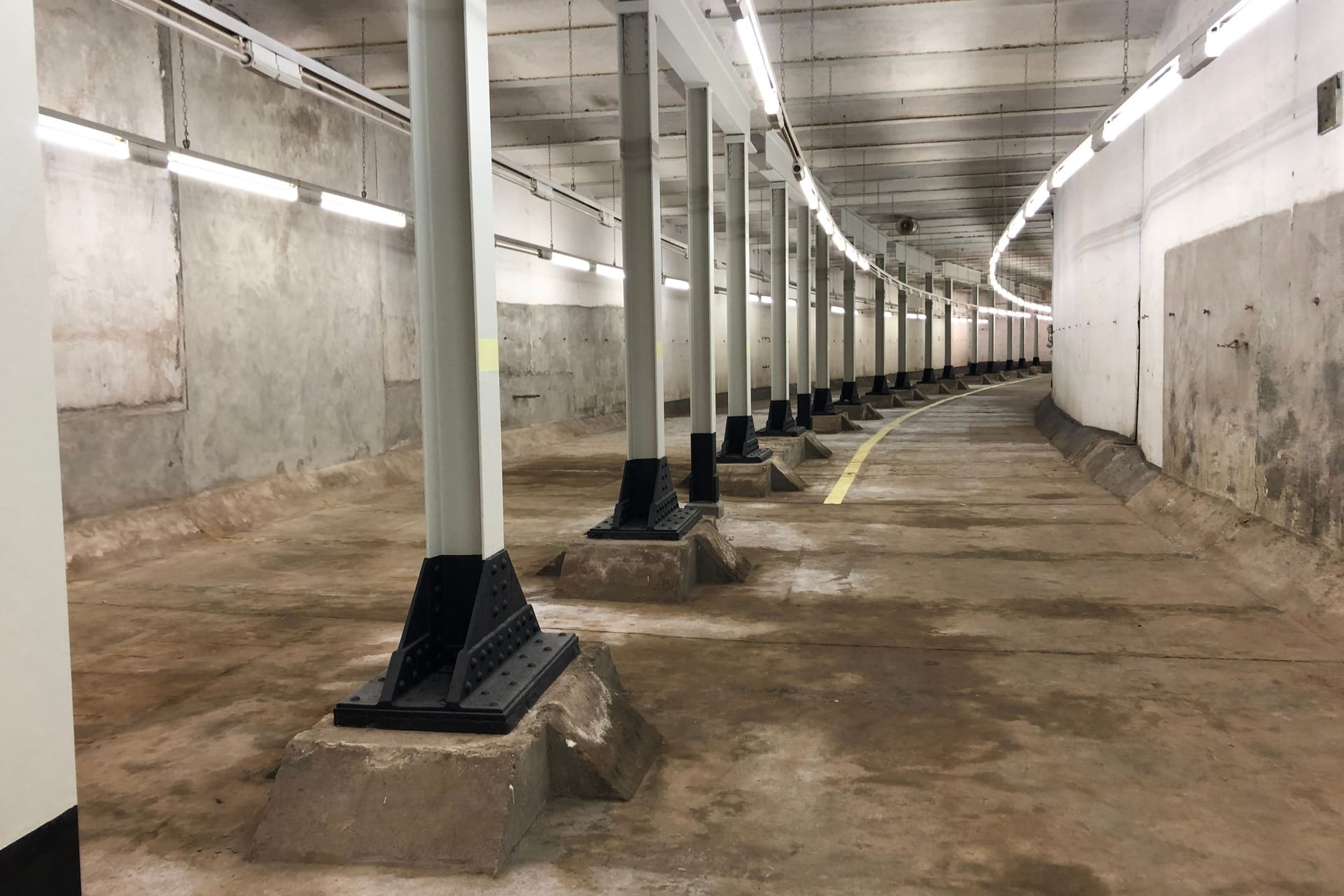 Der Tunnel der Rothenburgsort-Linie im Jahr 2017 (Archivbild): Dort fuhren bis 1943 U-Bahnen, um die bevölkerungsreichen Stadteile Hammerbrook und Rothenburgsort zu versorgen.