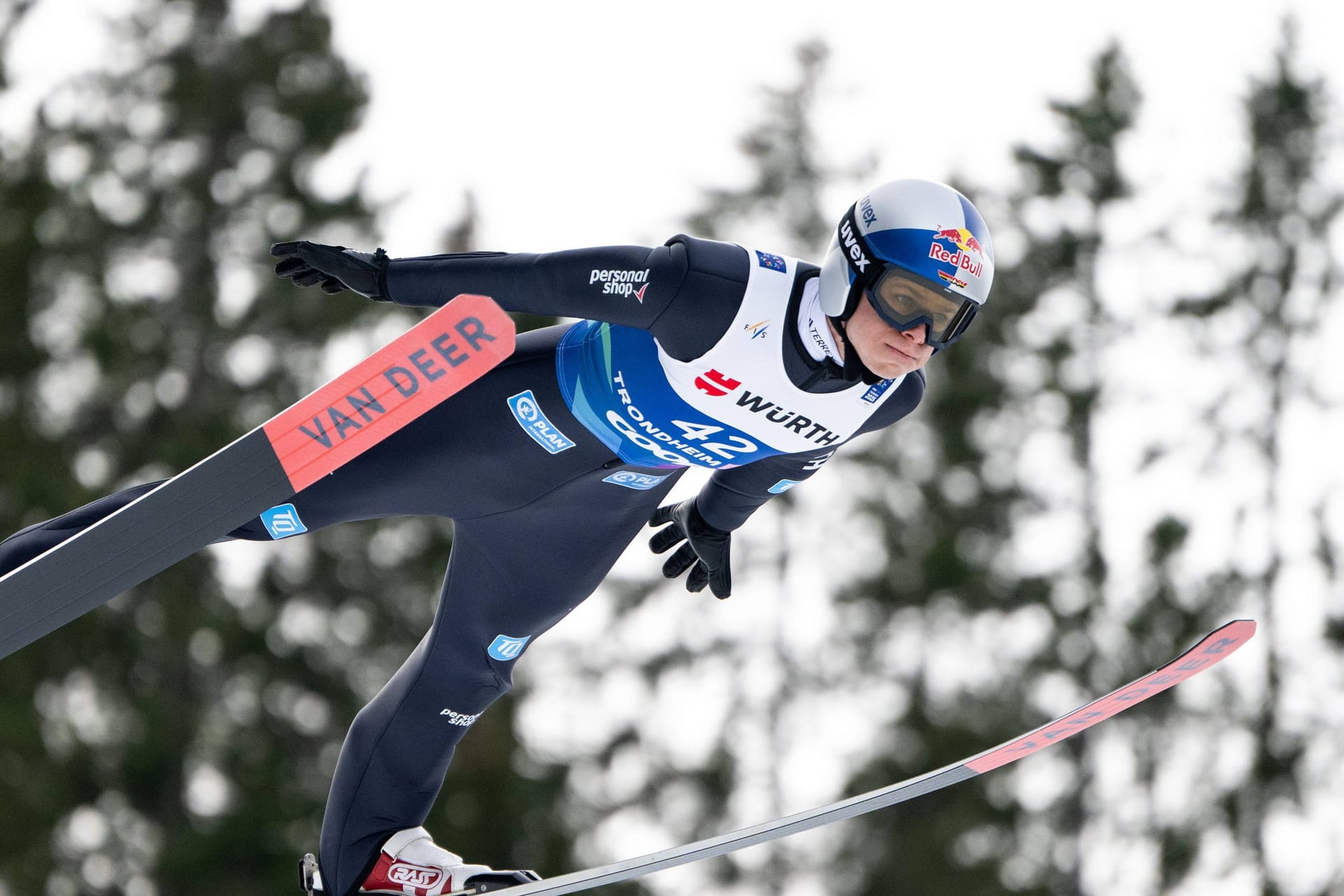Andreas Wellinger: Der deutsche Olympiasieger von 2018 will im kommenden Jahr in Predazzo springen.