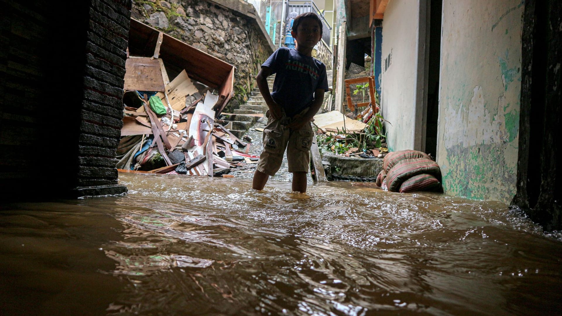 Hochwasser in Indonesien