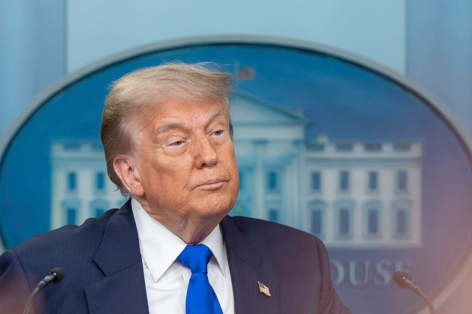 Donald Trump bei einer Presskonferenz: Bei seinem Besuch in Großbritannien wird er wohl keine Rede im Parlament halten. (Archivbild)