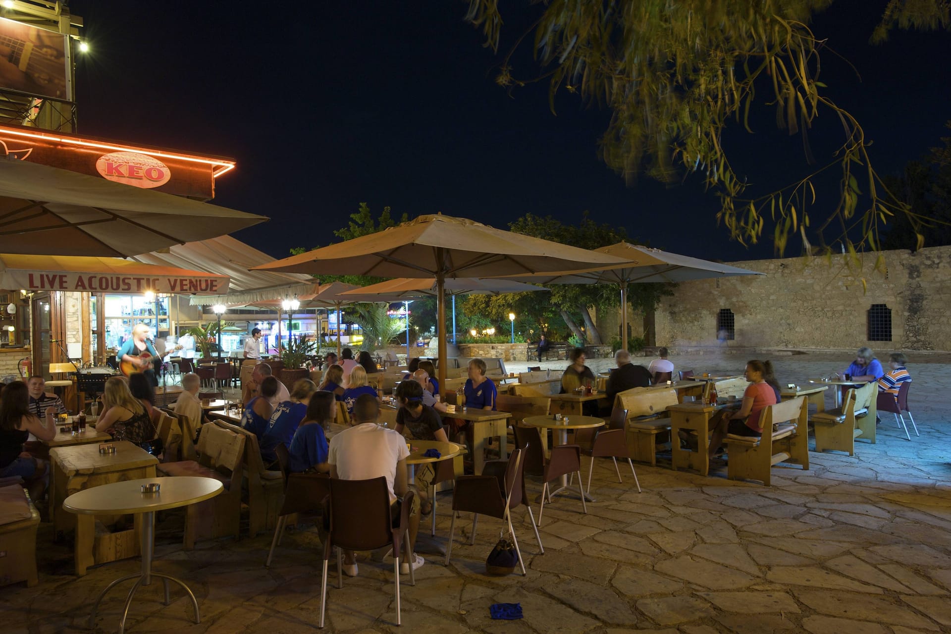 Nachtleben in Agia Napa, Südzypern: In dem Ort soll ein Video aufgenommen worden sein, das nun zu Ermittlungen führt.