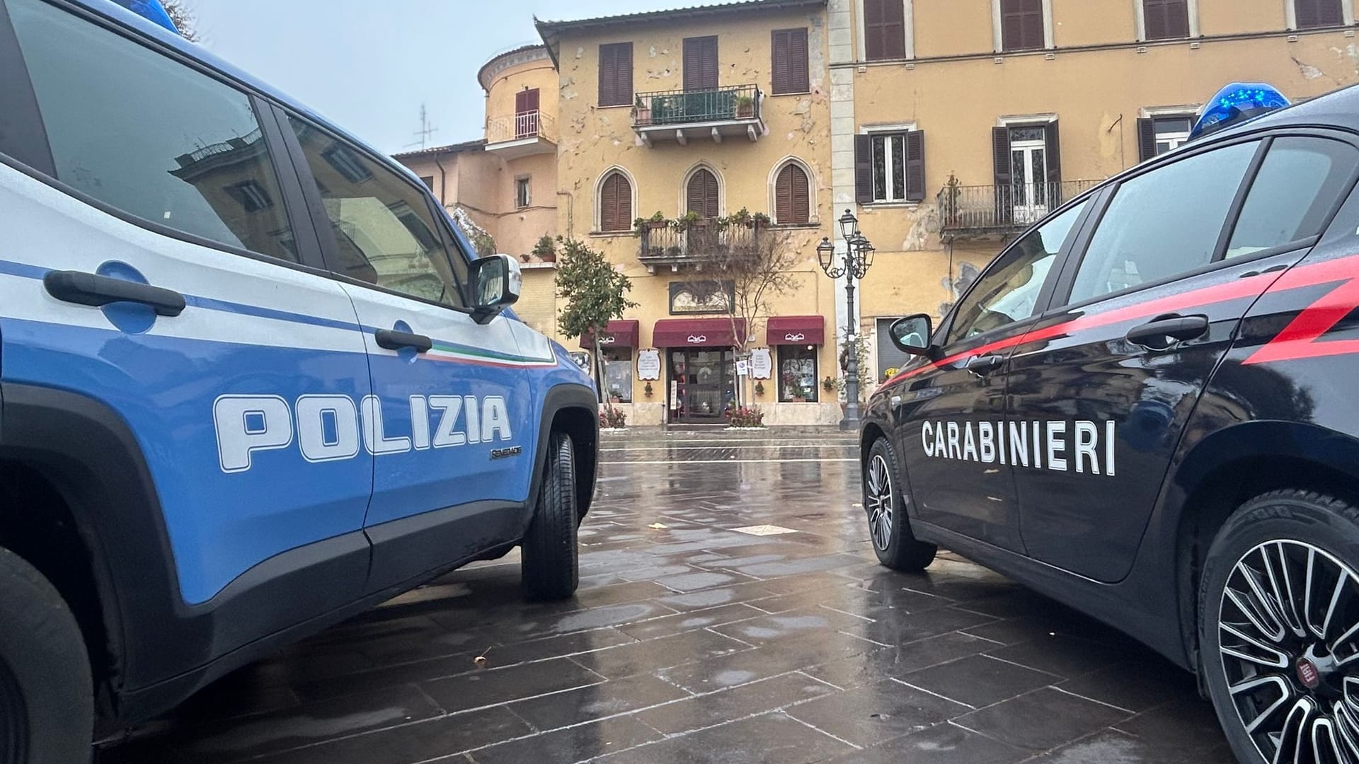 Autos der italienischen Polizei Autos der italienischen Polizei