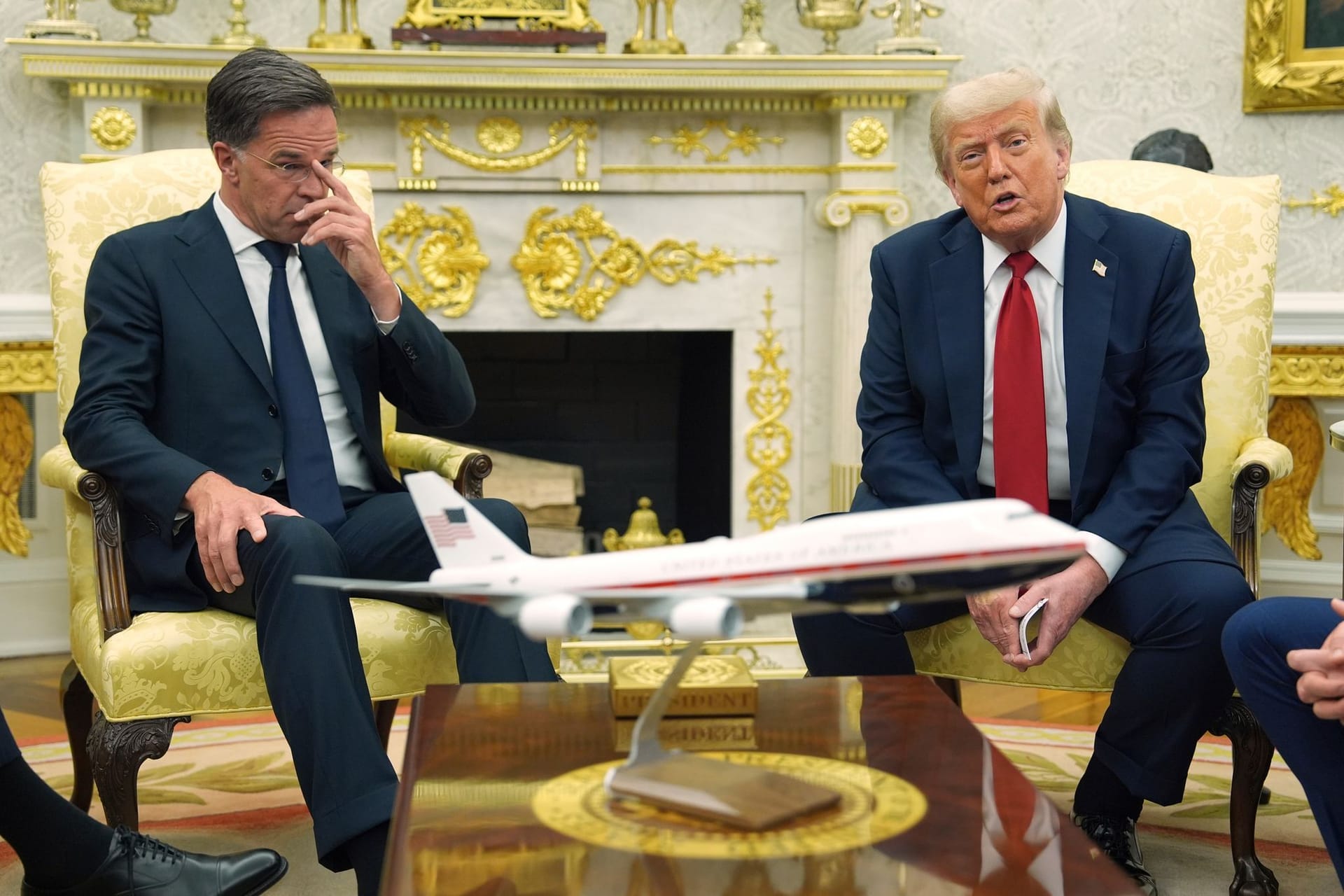 NATO-Generalsekretär Rutte bei US-Präsident Trump