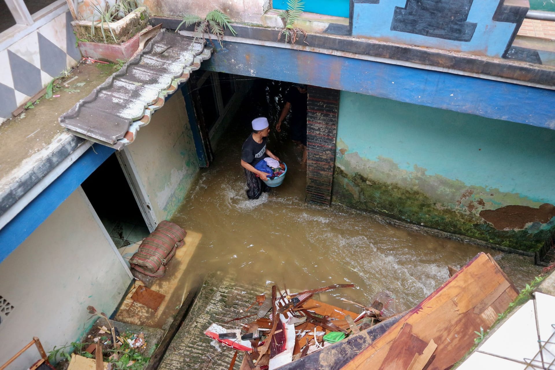 Hochwasser in Indonesien