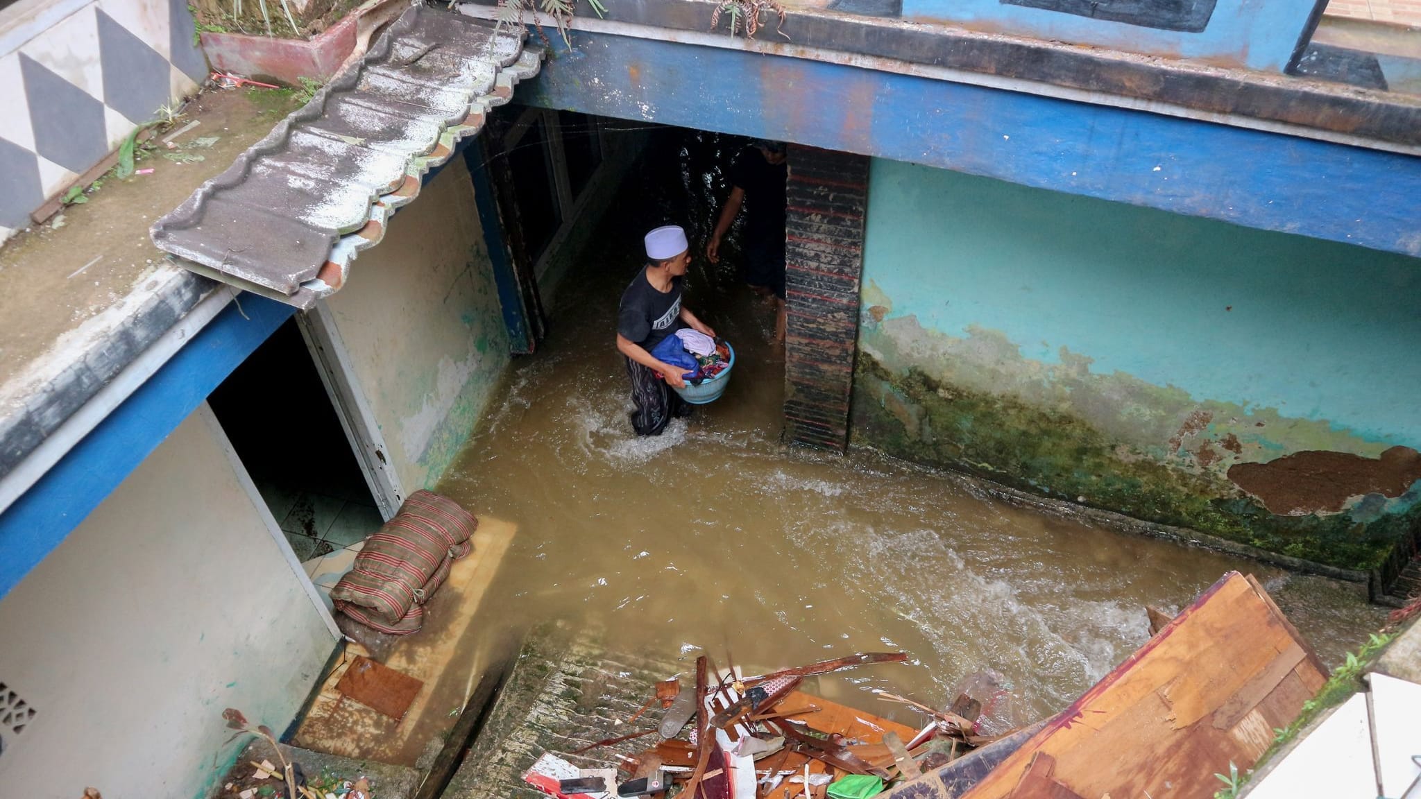 Hochwasser in Indonesien