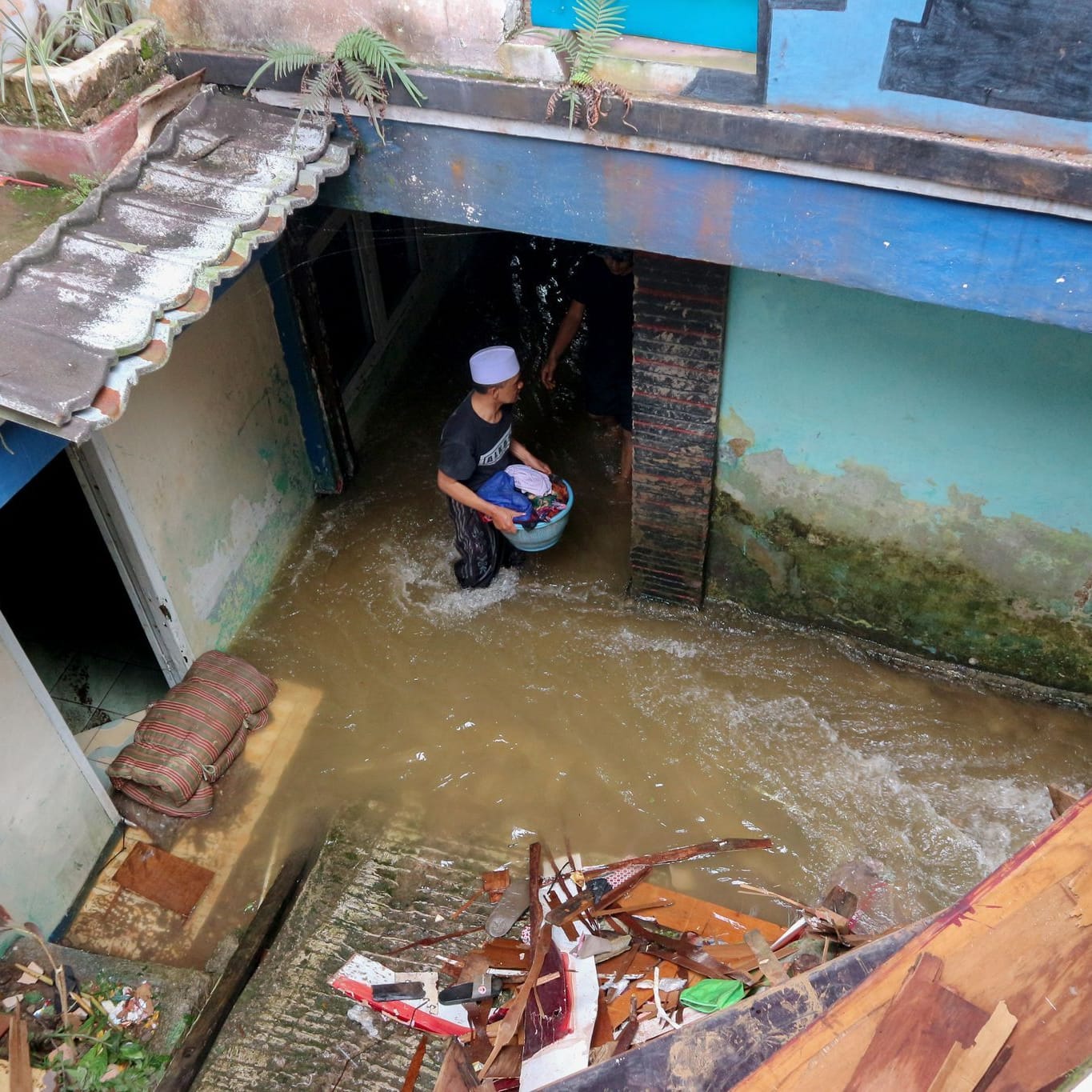 Hochwasser in Indonesien