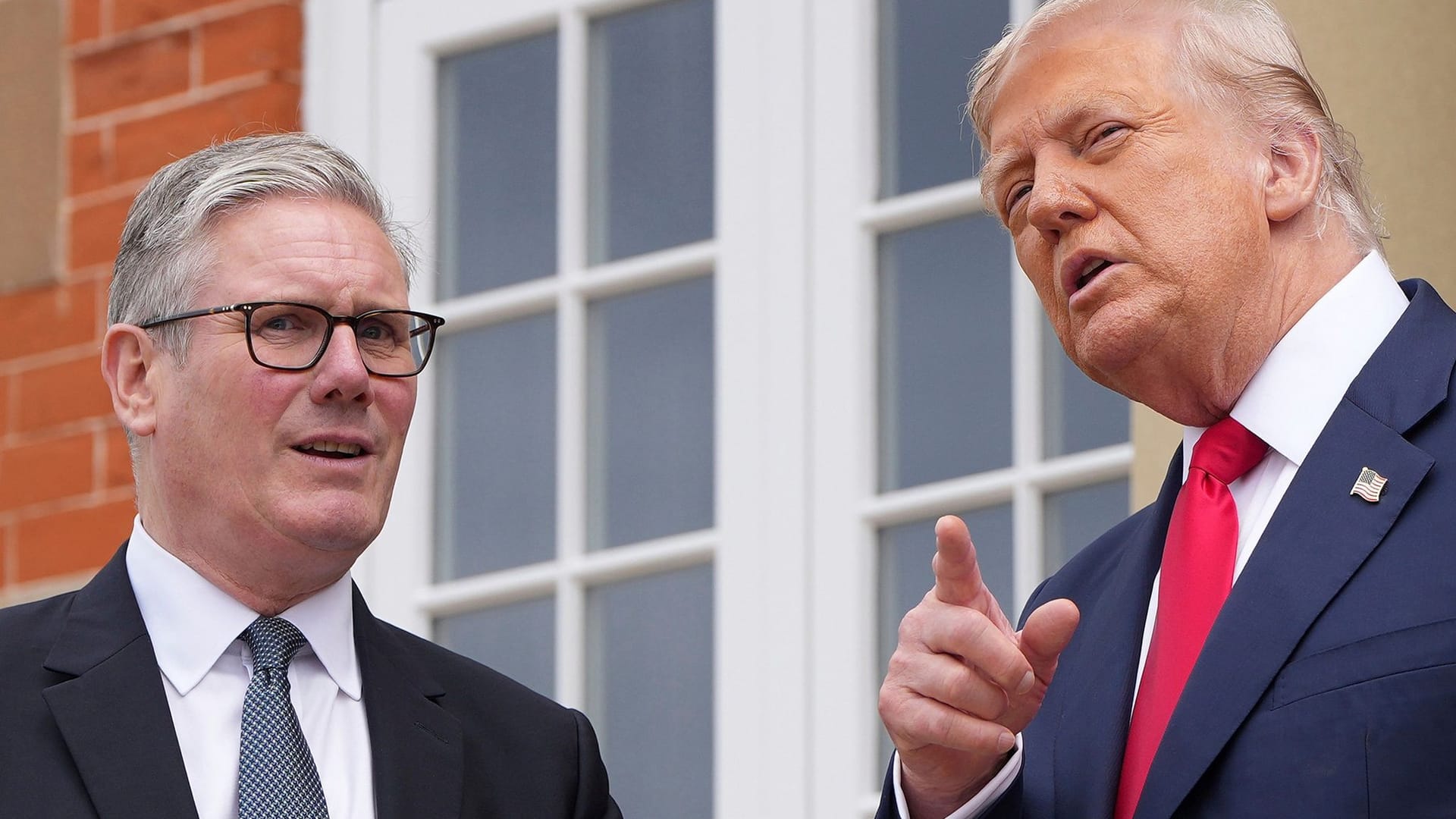 US-Präsident Trump in Schottland US-Präsident Trump in Schottland