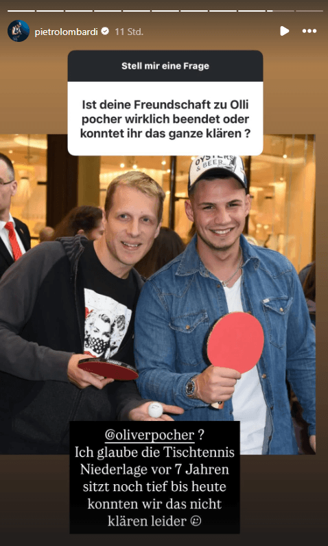 Ende der Freundschaft? Lombardi antowortet auf die Fanfrage ironisch.