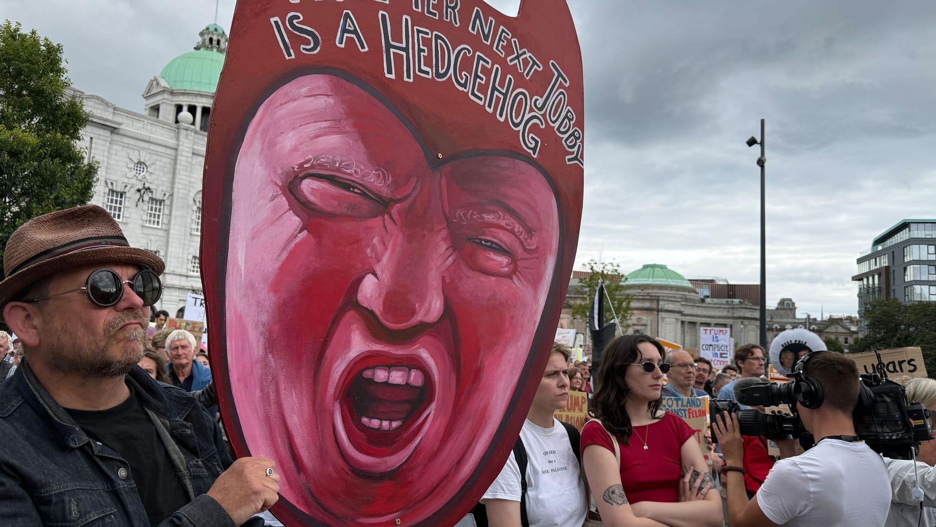 Anti-Trump-Proteste in Schottland - Aberdeen