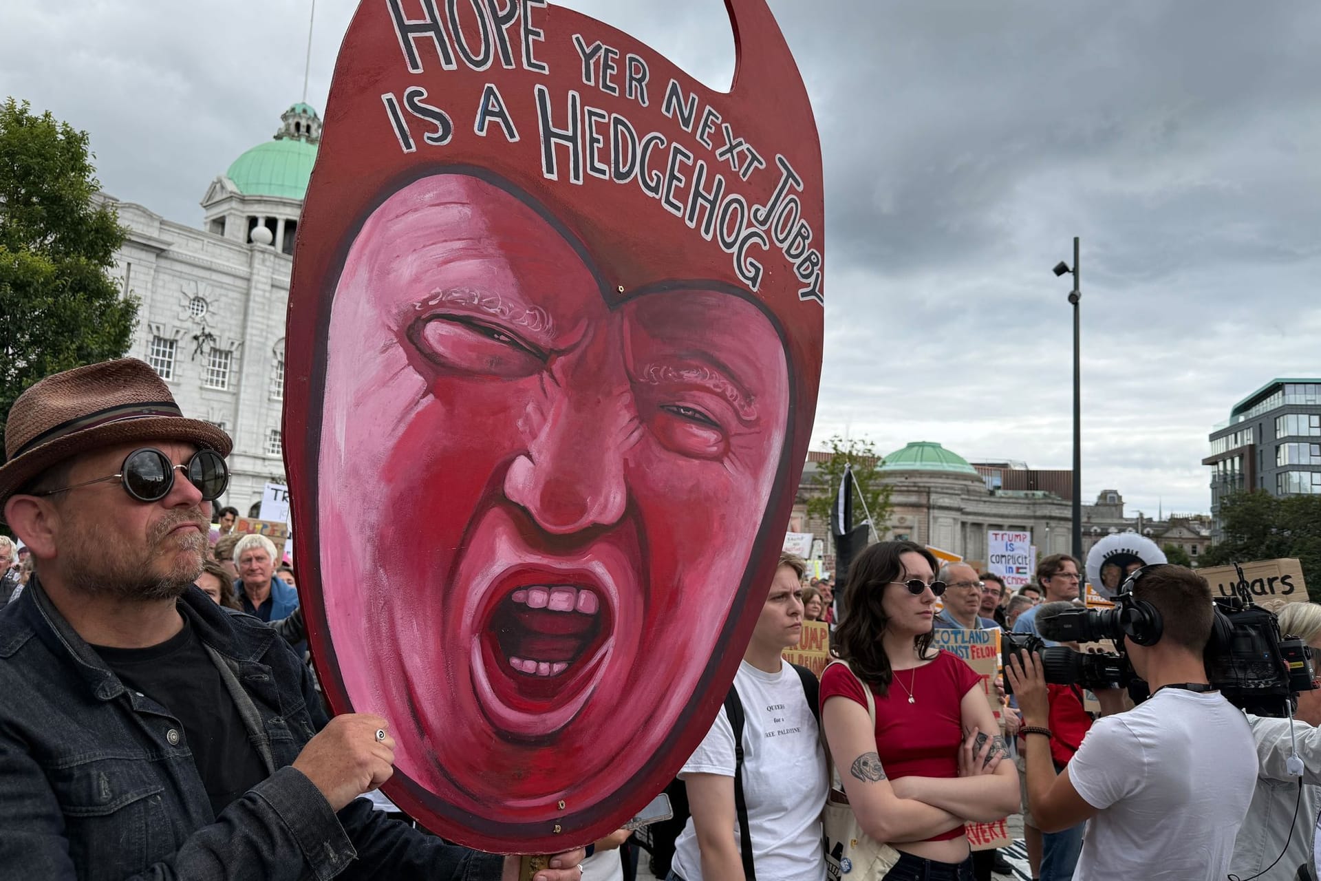 Anti-Trump-Proteste in Schottland - Aberdeen