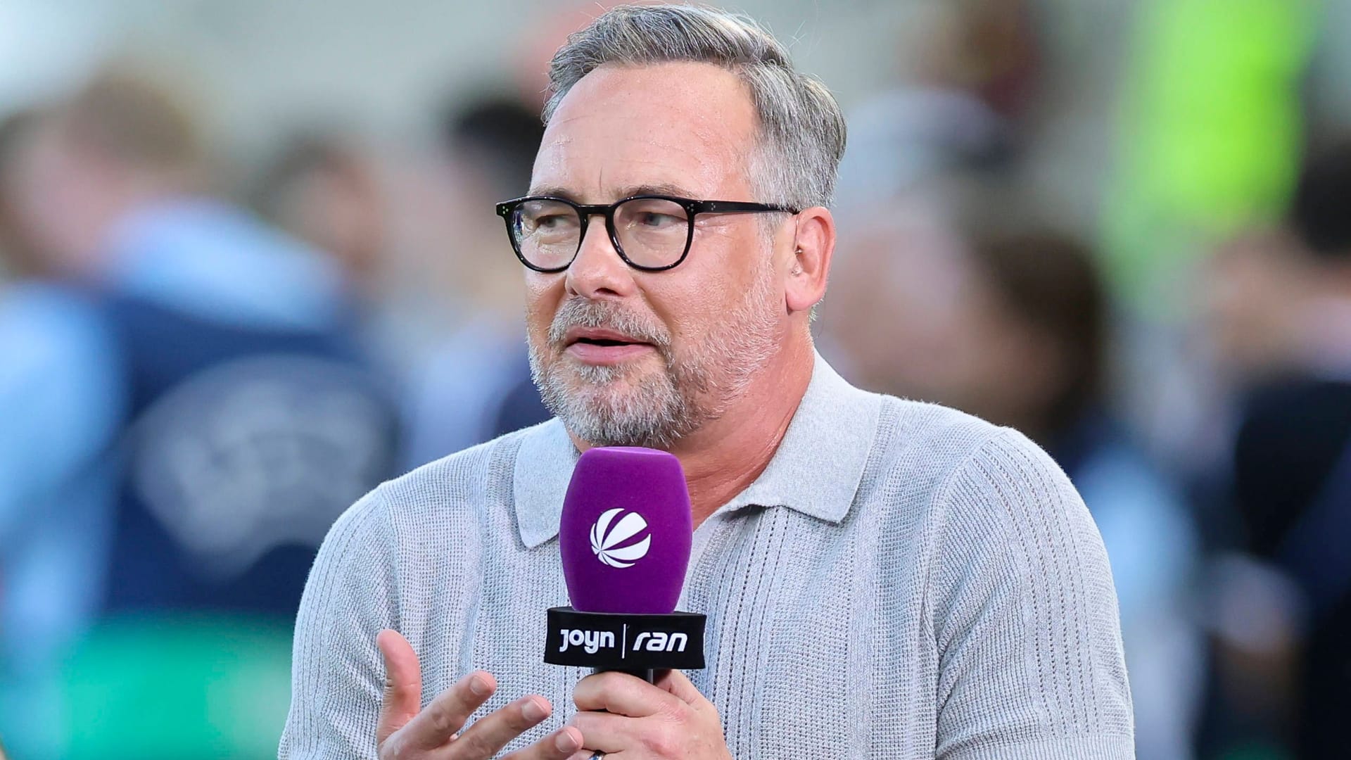 Beim Eröffnungsspiel im Einsatz: Sat.1-Moderator Matthias Opdenhövel.