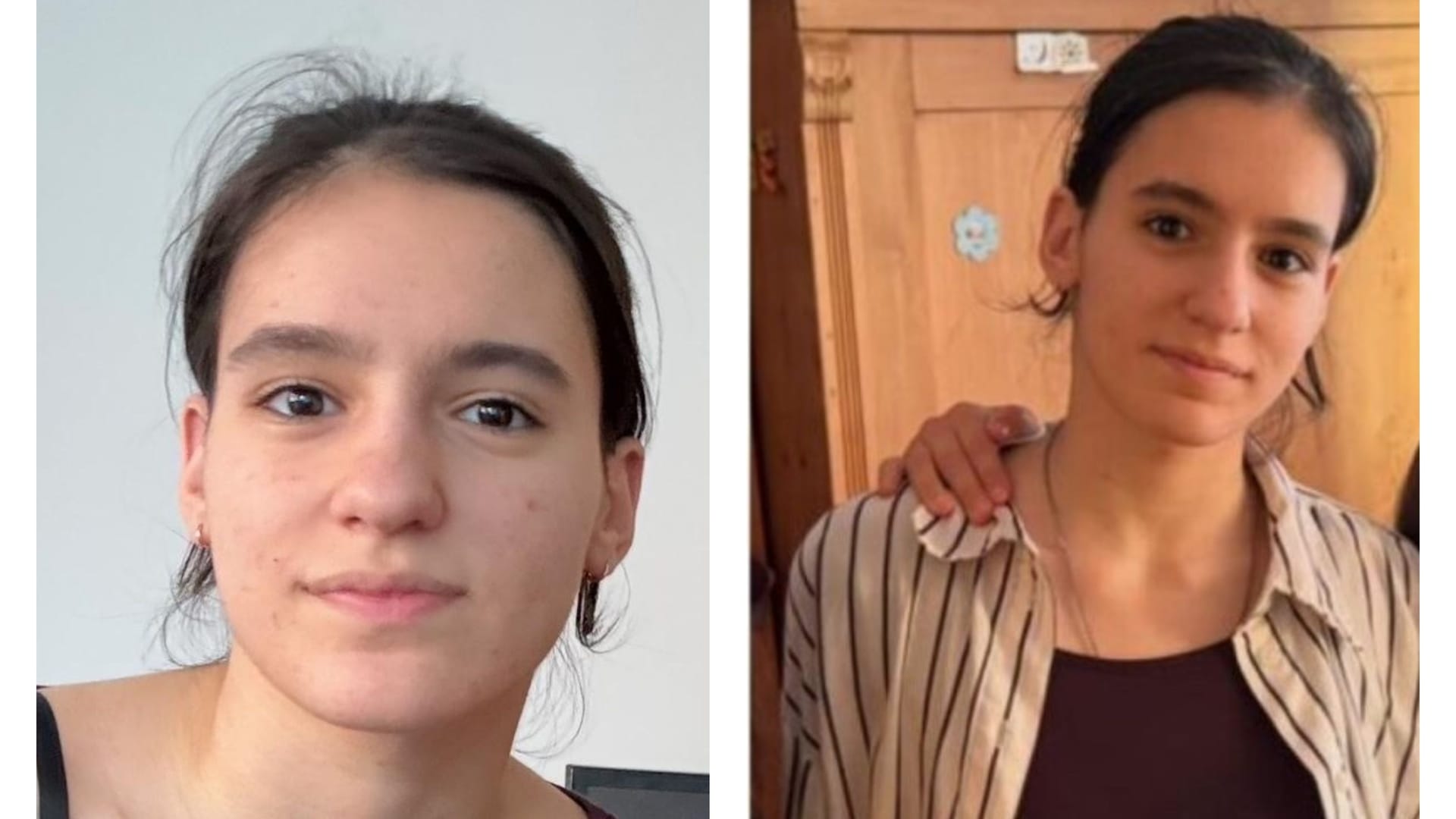 Die Polizei sucht mit Fotos nach einer Vermissten. Sie ist seit dem 24. Juli verschwunden.