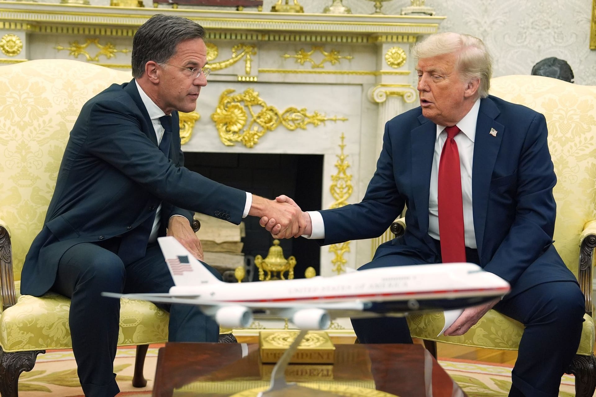 NATO-Generalsekretär Rutte bei US-Präsident Trump NATO-Generalsekretär Rutte bei US-Präsident Trump
