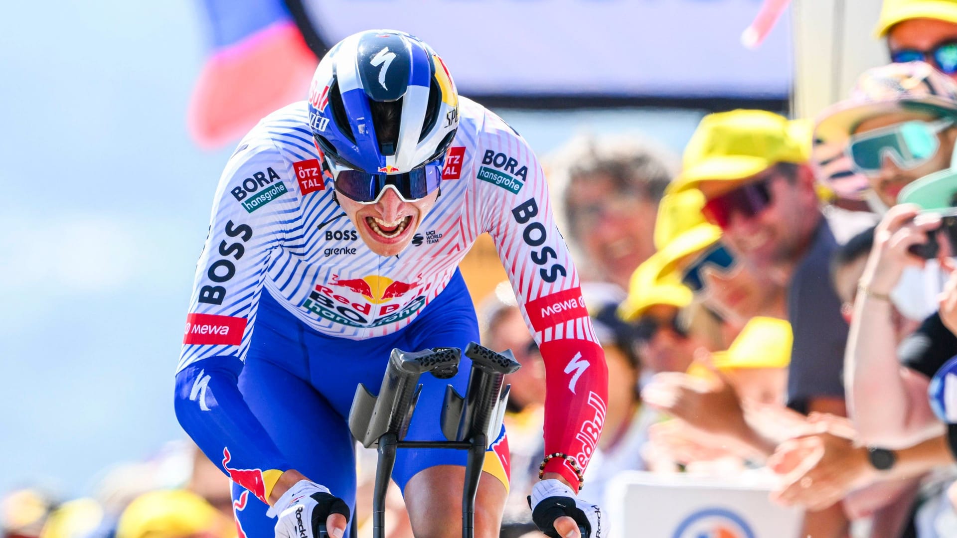 Florian Lipowitz: Der Deutsche begeistert bei der Tour. Florian Lipowitz: Der Deutsche begeistert bei der Tour.