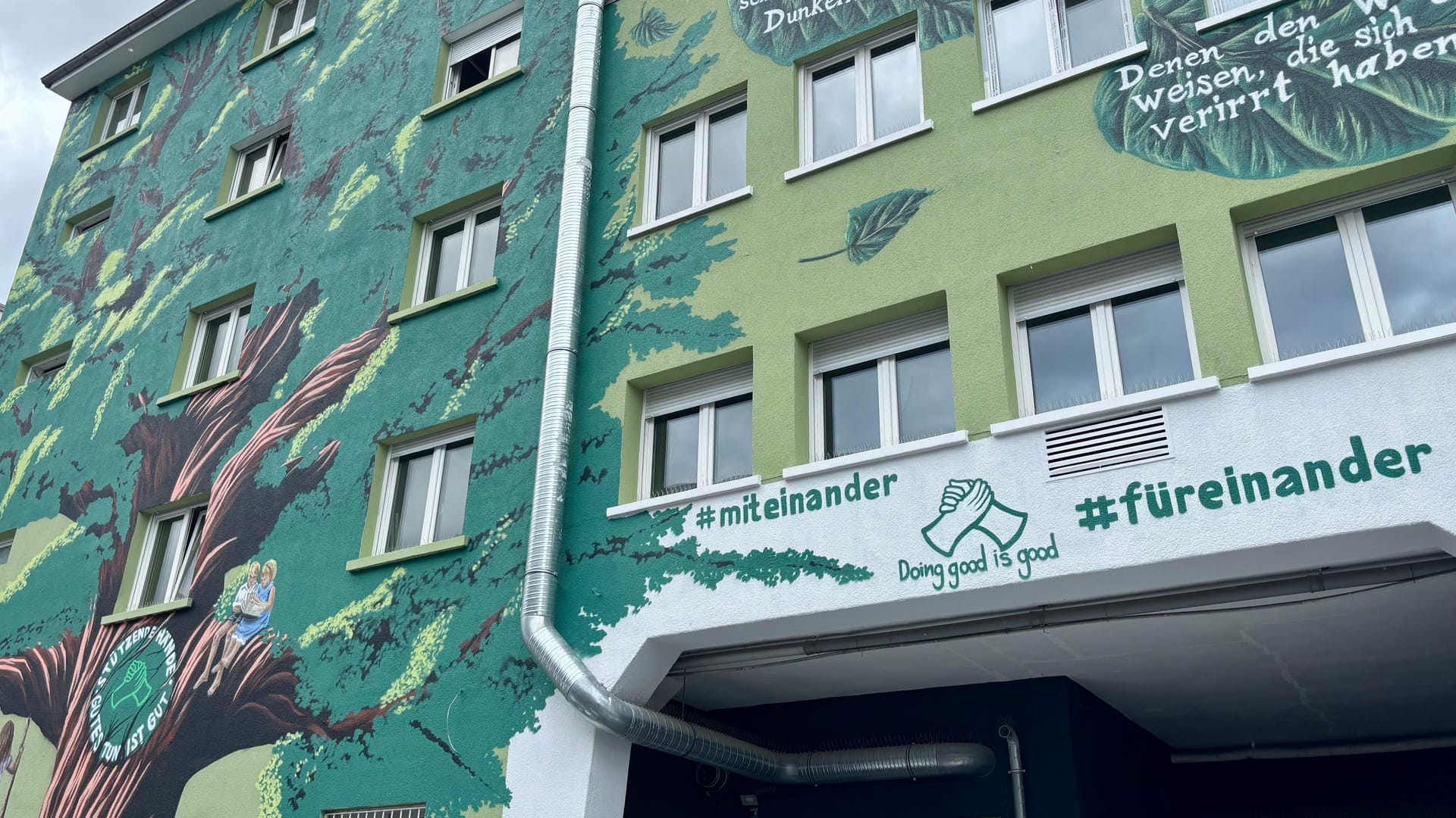 Die Fassade des "Zentrum 069": Nach den Sommerferien soll die Einrichtung eröffnen. Die Fassade des "Zentrum 069": Nach den Sommerferien soll die Einrichtung eröffnen.