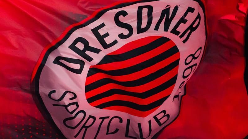 Flagge des Dresdner Sportvereins (Archivbild):