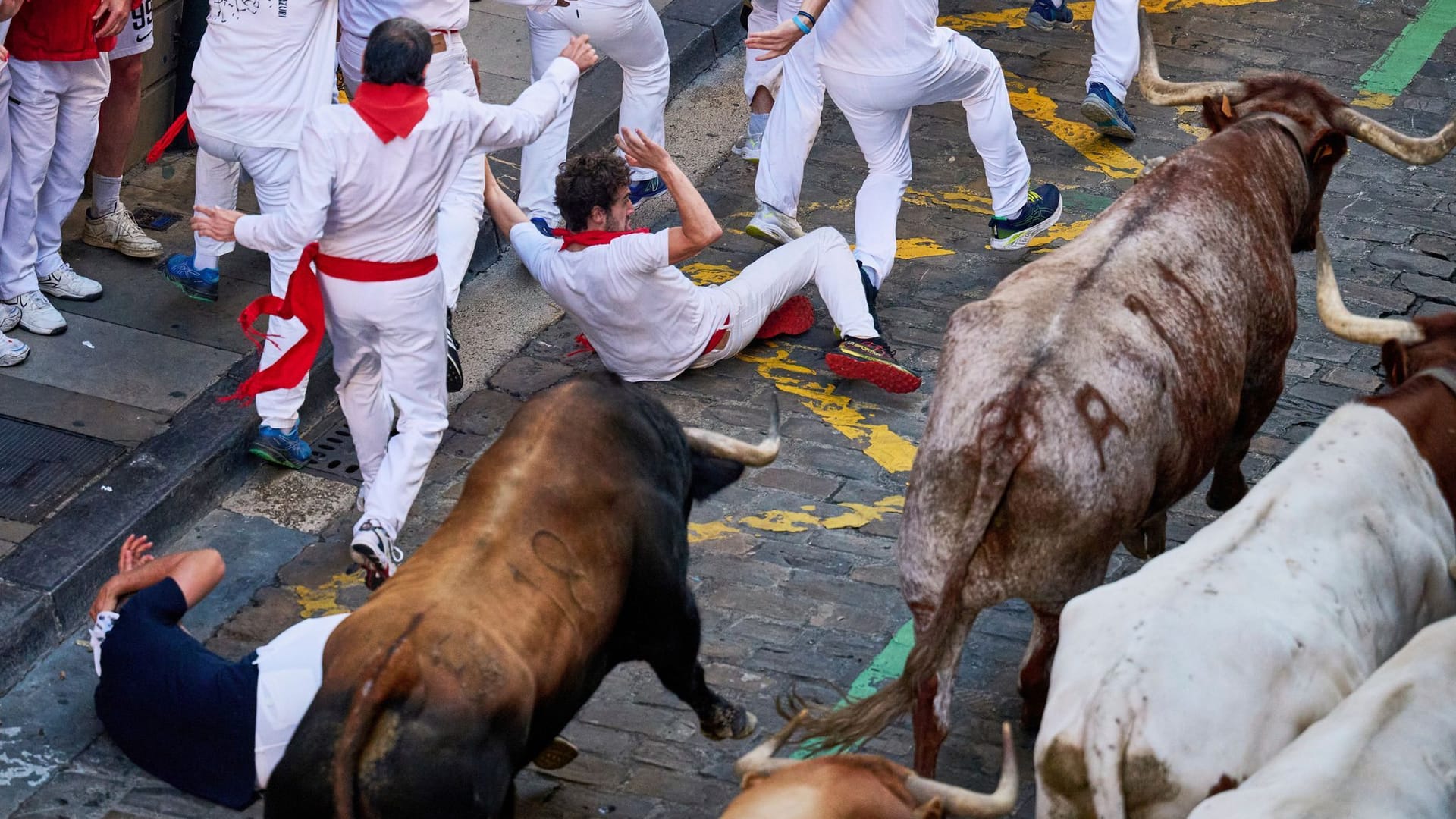 Stierlauf in Pamplona Stierlauf in Pamplona