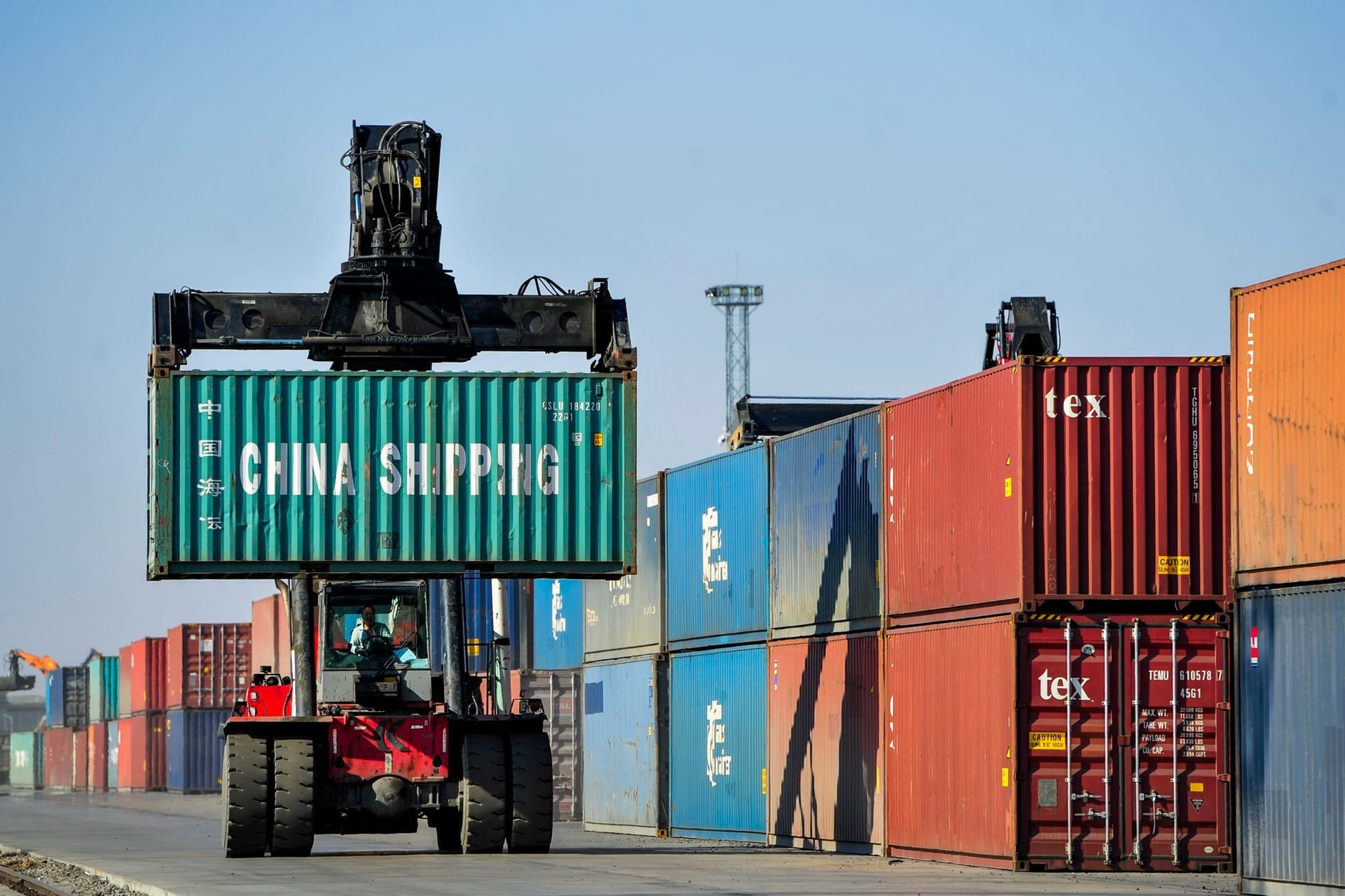 Containerumschlag in China