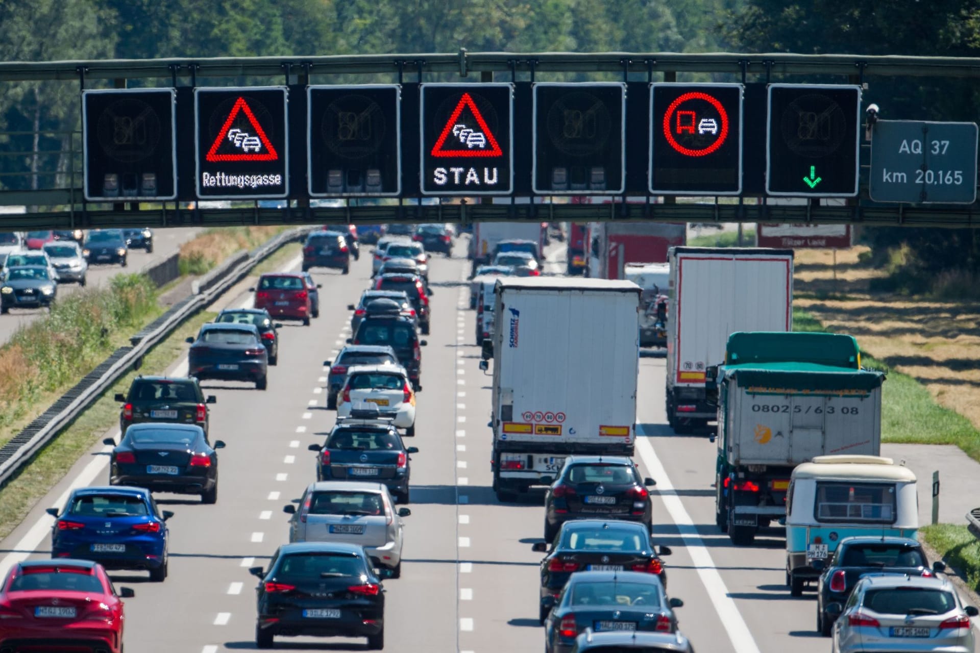 Stau auf der A8 Stau auf der A8
