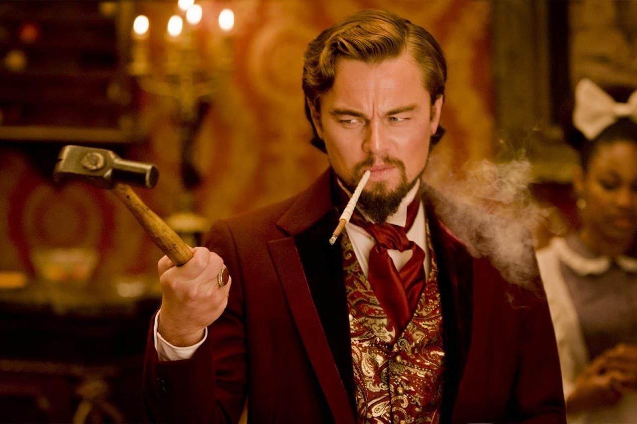Leonardo DiCaprio: In "Django Unchained" zog er sich eine Wunde zu. Leonardo DiCaprio: In "Django Unchained" zog er sich eine Wunde zu.
