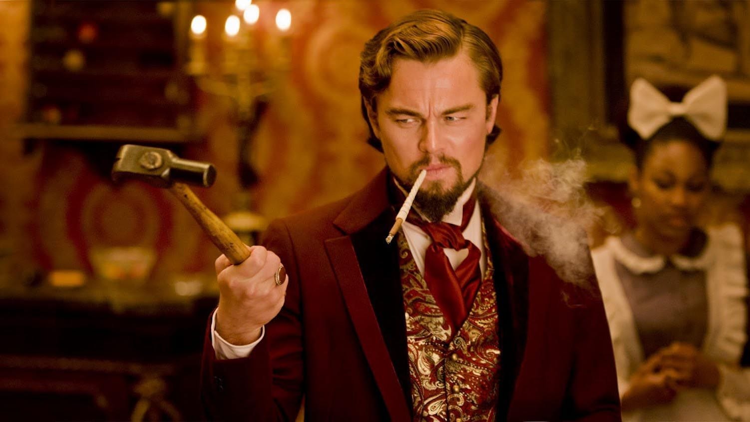 Leonardo DiCaprio: In "Django Unchained" zog er sich eine Wunde zu. Leonardo DiCaprio: In "Django Unchained" zog er sich eine Wunde zu.