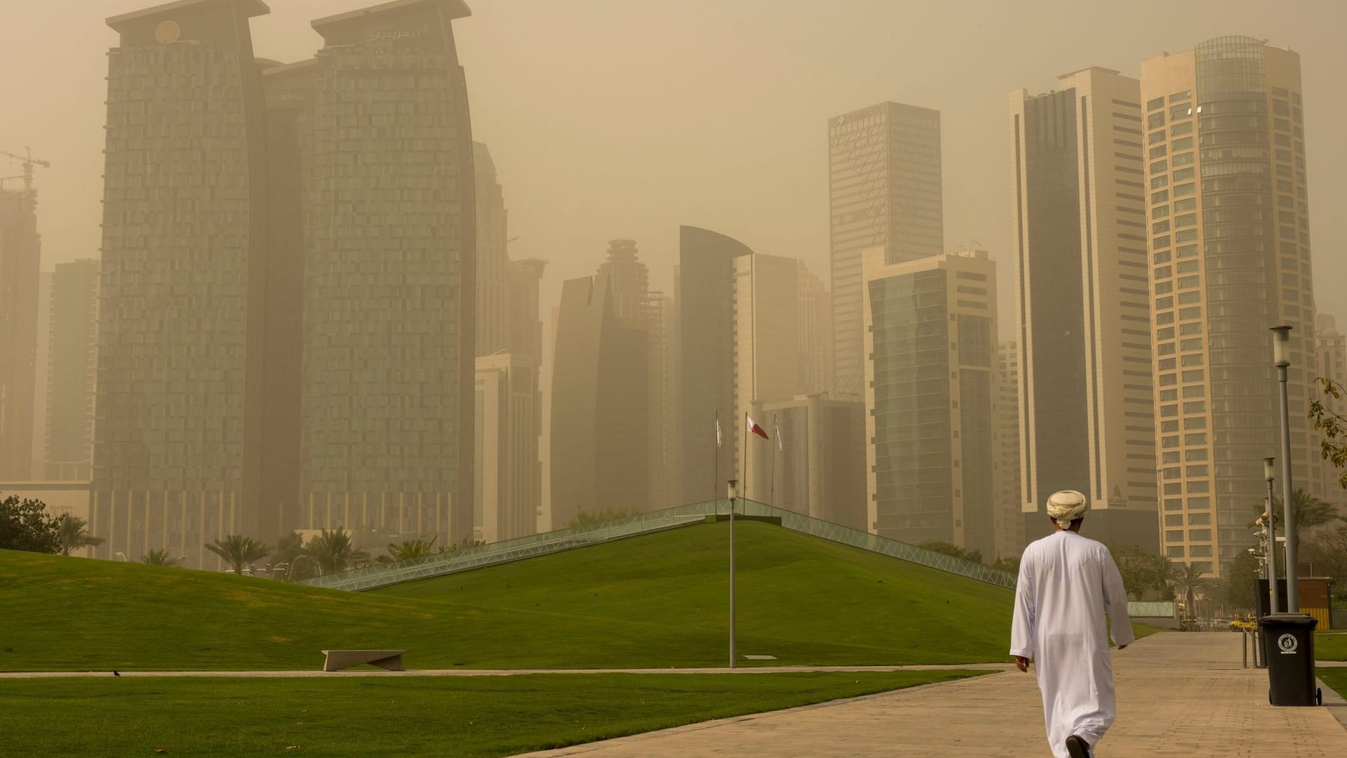 Sandsturm in Doha