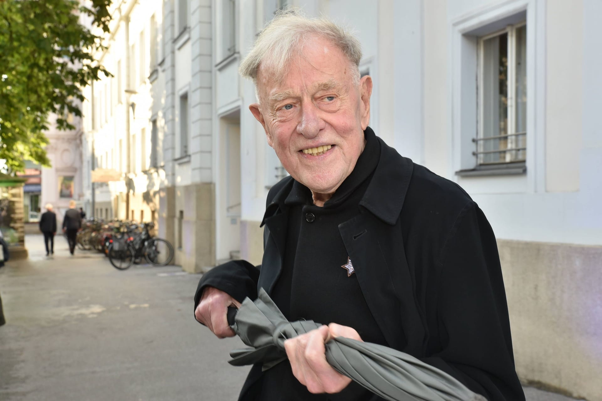Claus Peymann am Rande der Salzburger Festspiele.