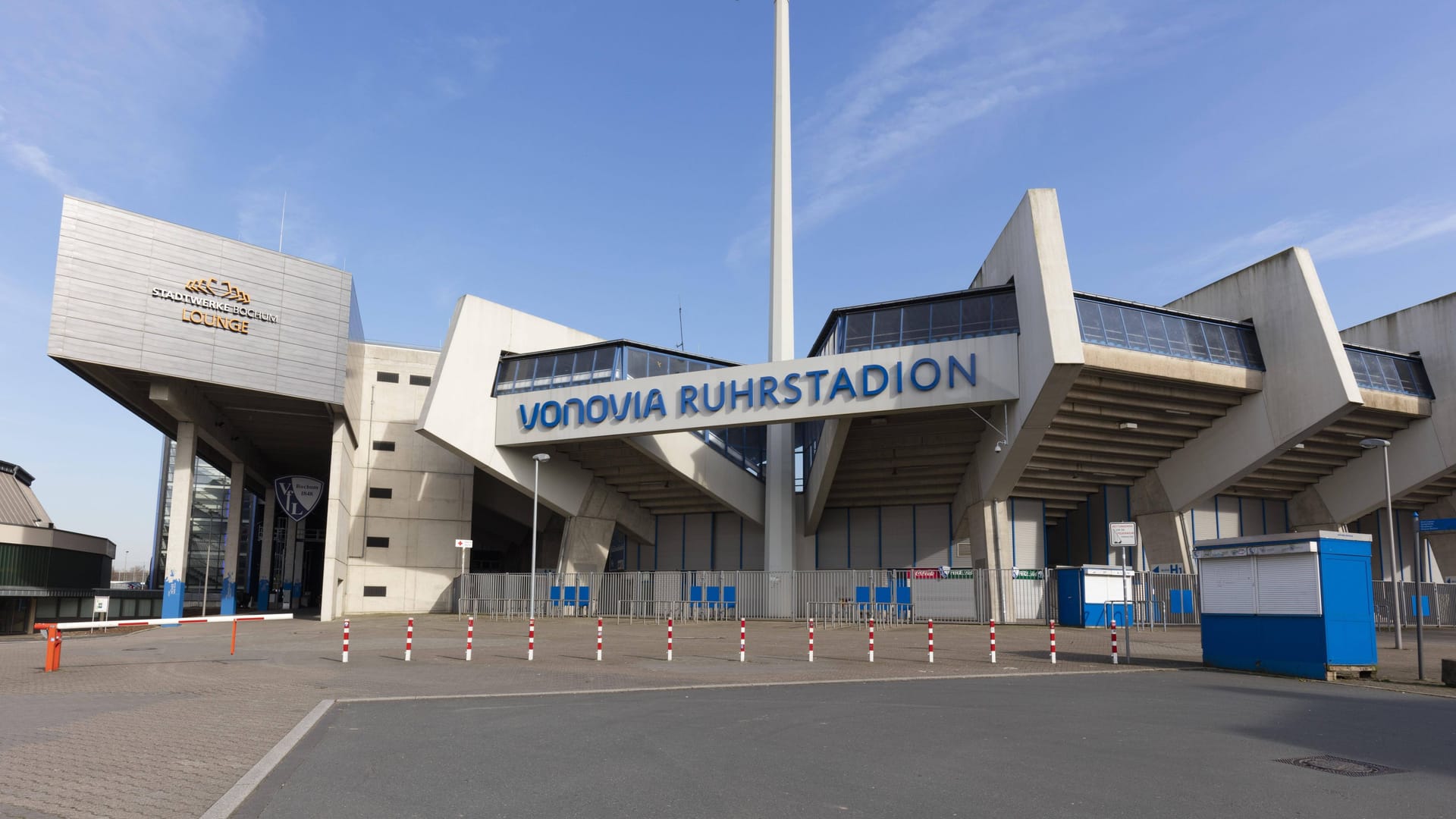 Das Vonovia Ruhrstadion in Bochum: Bei Umbauarbeiten wurde eine Fliegerbombe gefunden.