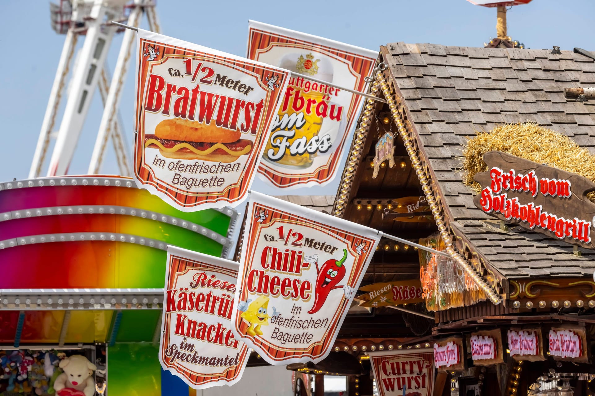 Festbude (Symbolbild): Die Anwohner sind traurig über die Absage.
