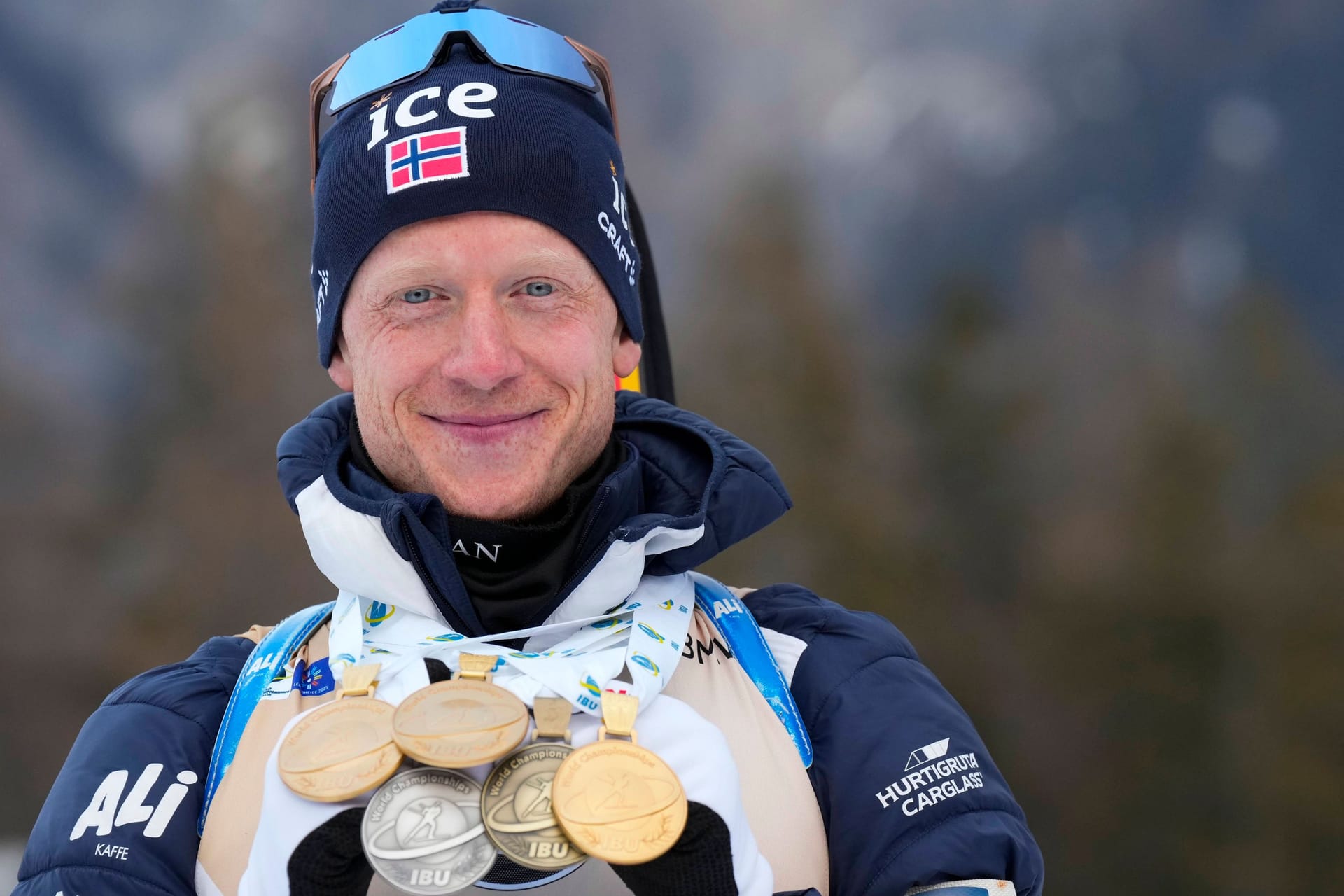 Johannes Thingnes Bø: Er gewann bei der WM in diesem Jahr dreimal Gold und zudem Silber und Bronze.