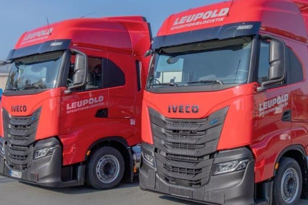 Lkws der Spedition Leupold (Archivbild): Das Unternehmen will sich neu aufstellen.