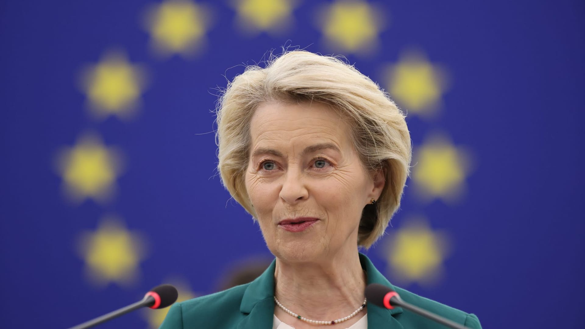Die Präsidentin der Europäischen Kommission, Ursula von der Leyen