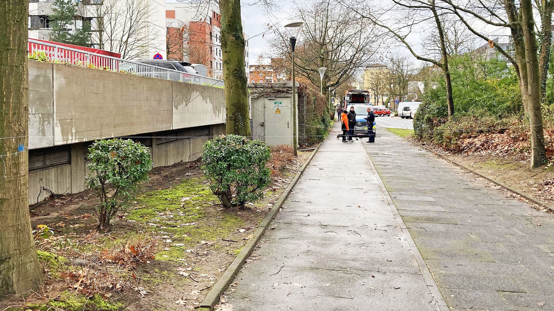 Drahtseil über einem Rad- und Fußweg (Archivbild): Die Polizei hat zwei Jugendliche ermittelt. Drahtseil über einem Rad- und Fußweg (Archivbild): Die Polizei hat zwei Jugendliche ermittelt.