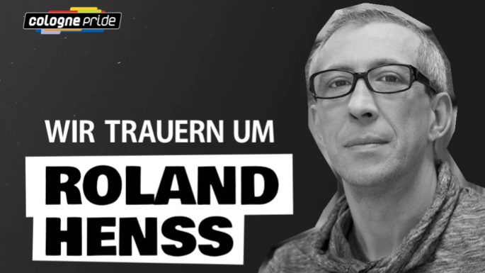 Colognpride trauert um Roland Henss: Der Aktivist ist im Alter von 56 Jahren verstorben.