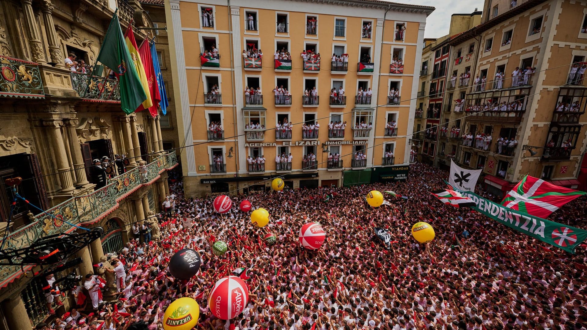 «Sanfermines»-Fest in Spanien «Sanfermines»-Fest in Spanien