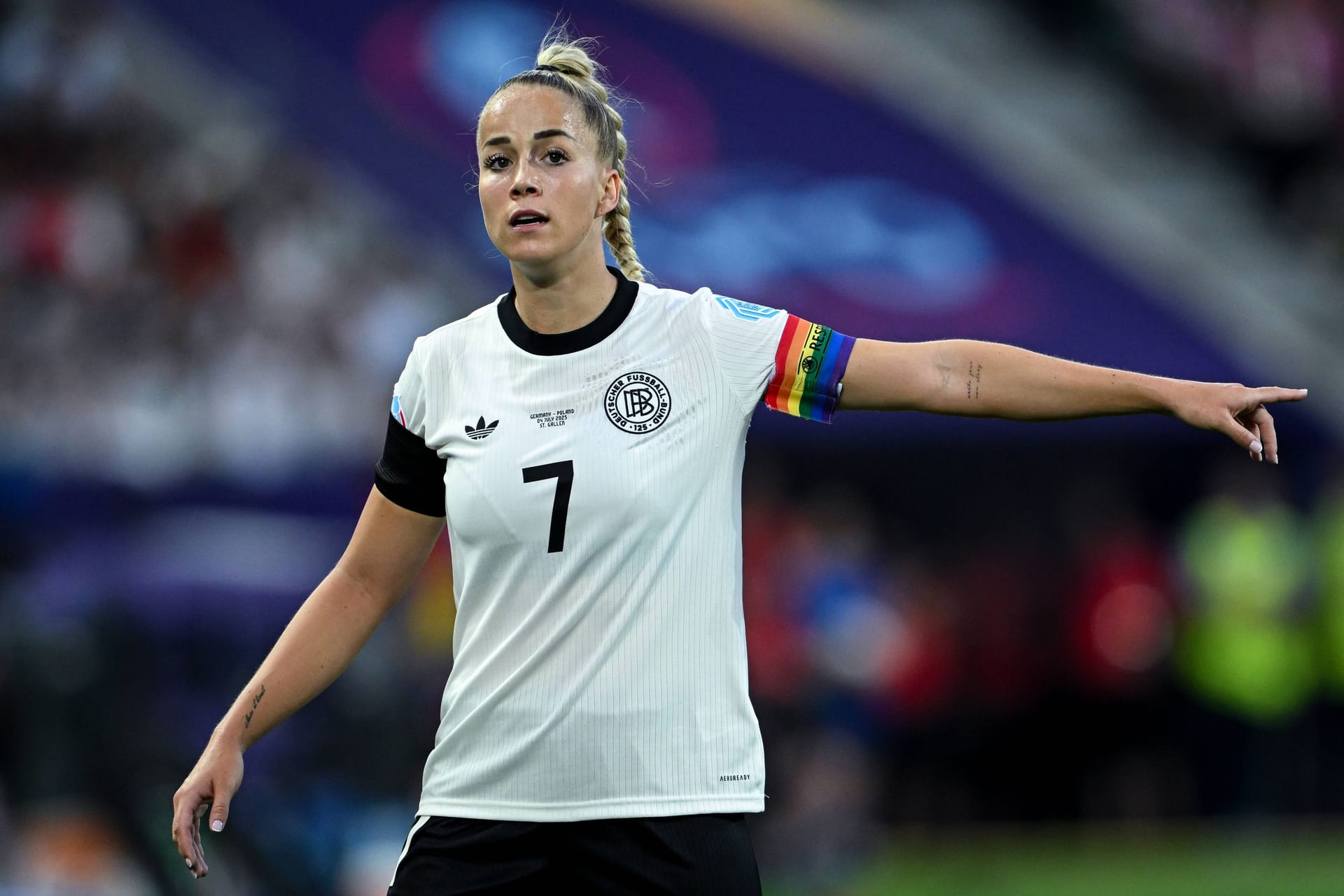 Giulia Gwinn: Die Kapitänin ist eins der Gesichter der DFB-Frauen.
