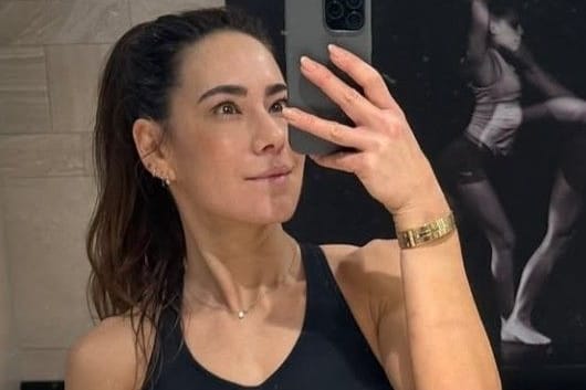 Angela Lanz: Sie gibt ihren Followern Einblicke in ihren Alltag, der von viel Sport geprägt ist.