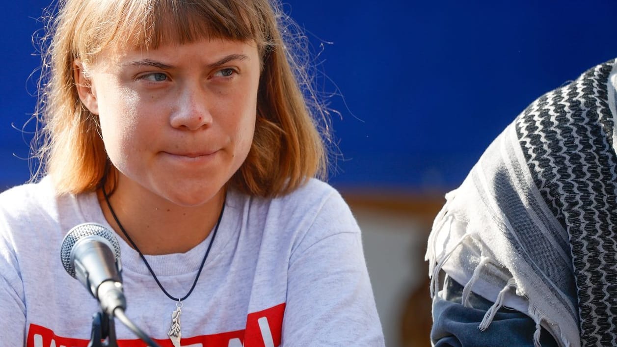 Global Sumud Flotilla im Hafen von Barcelona